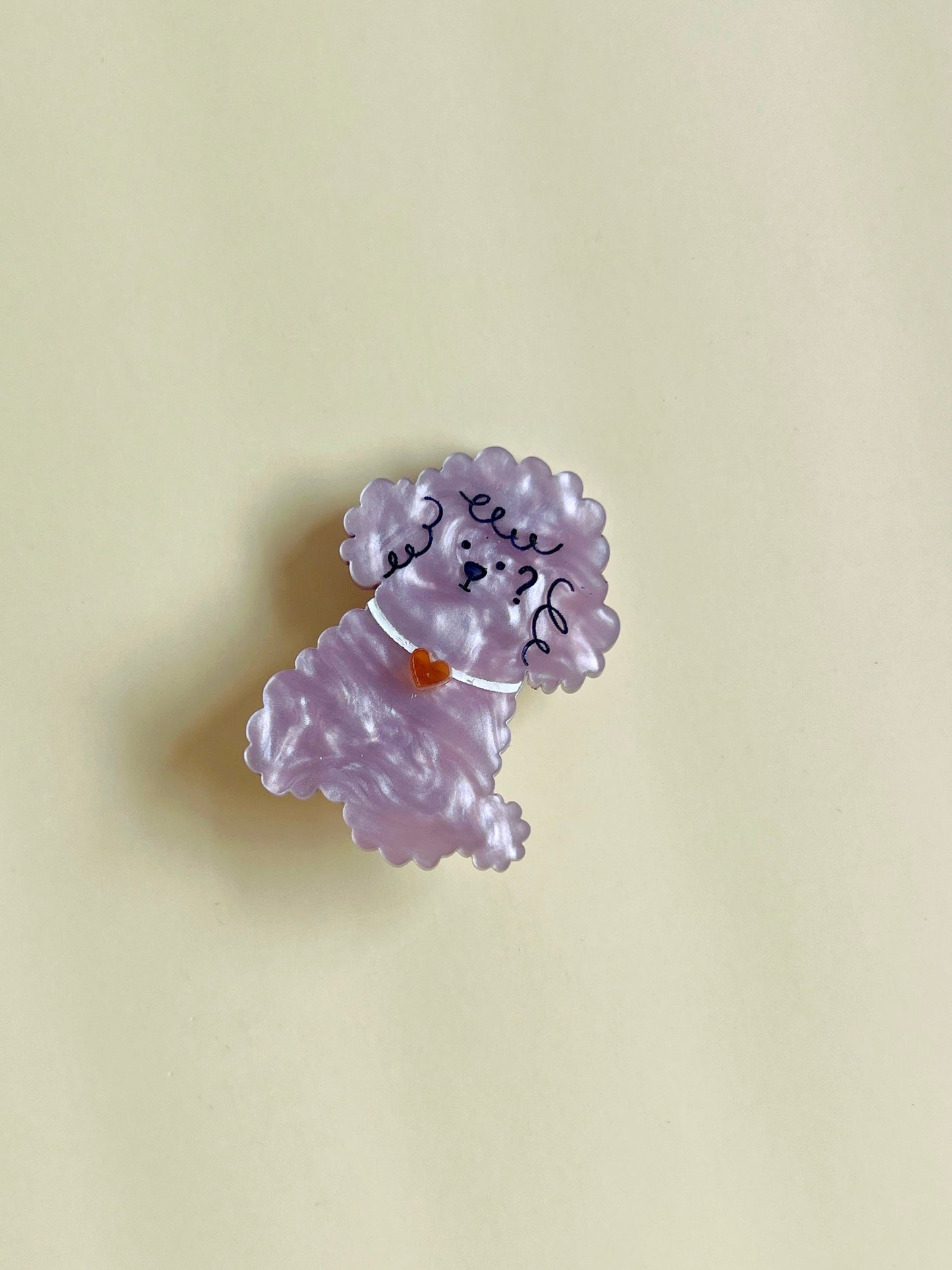 Confused Cotton Hair Clip Size S