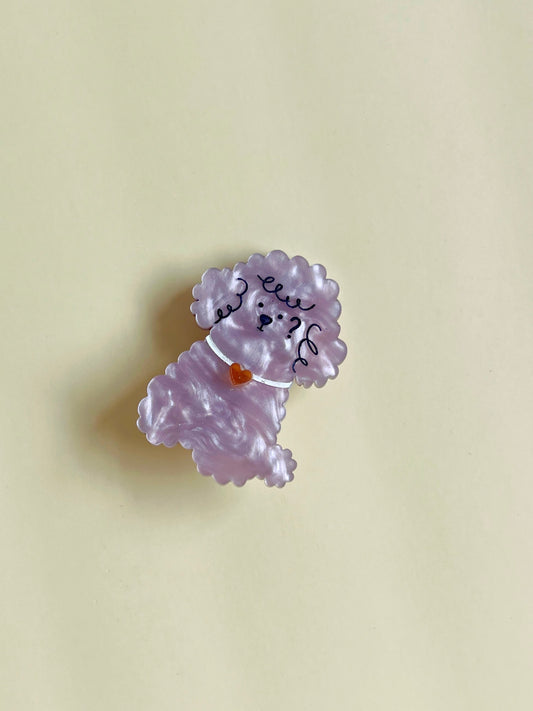 Confused Cotton Hair Clip Size S