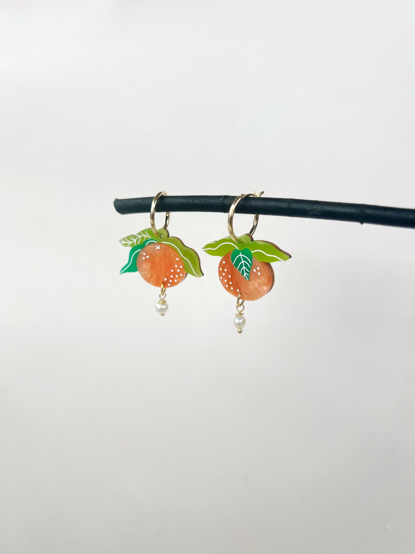 Tangerine Hoops