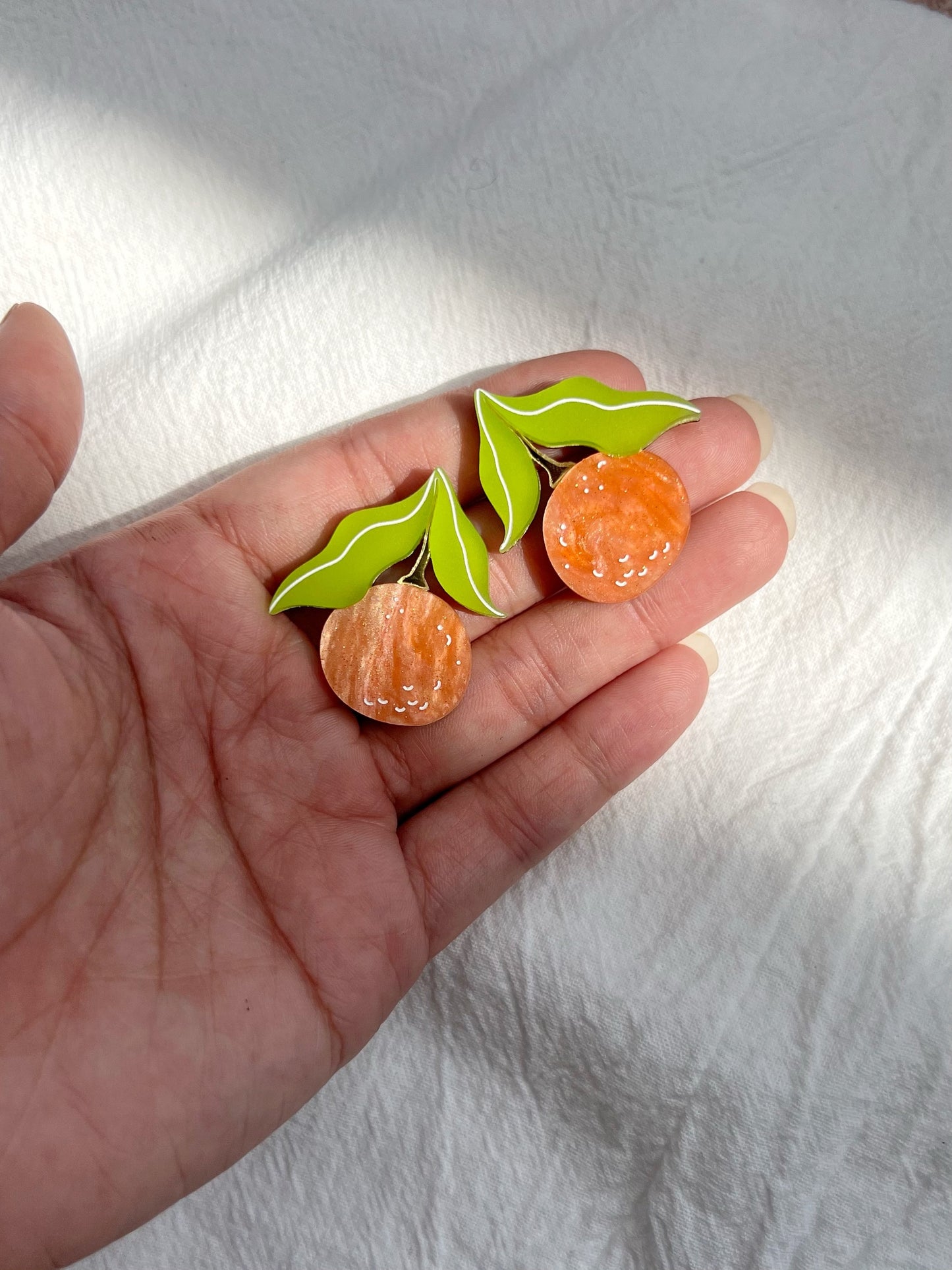 Tangerine Studs