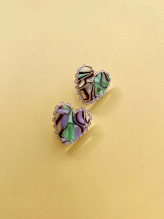 Cordelia Lilac Studs