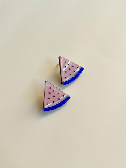 Watermelon Slice Studs