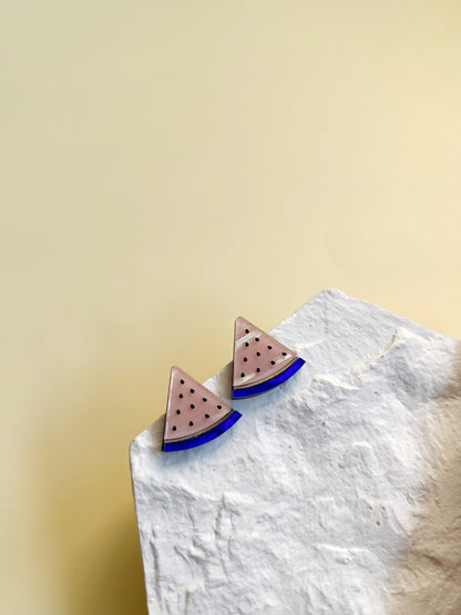 Watermelon Slice Studs