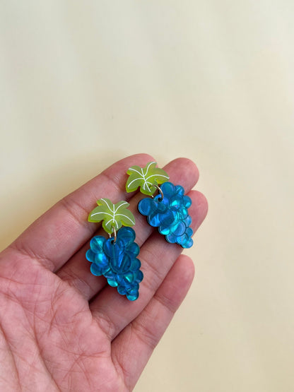 Grape Sapphire Dangles