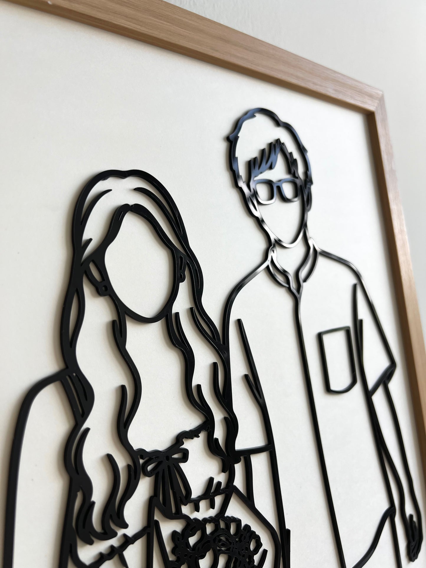 Custom Frame Line Portrait