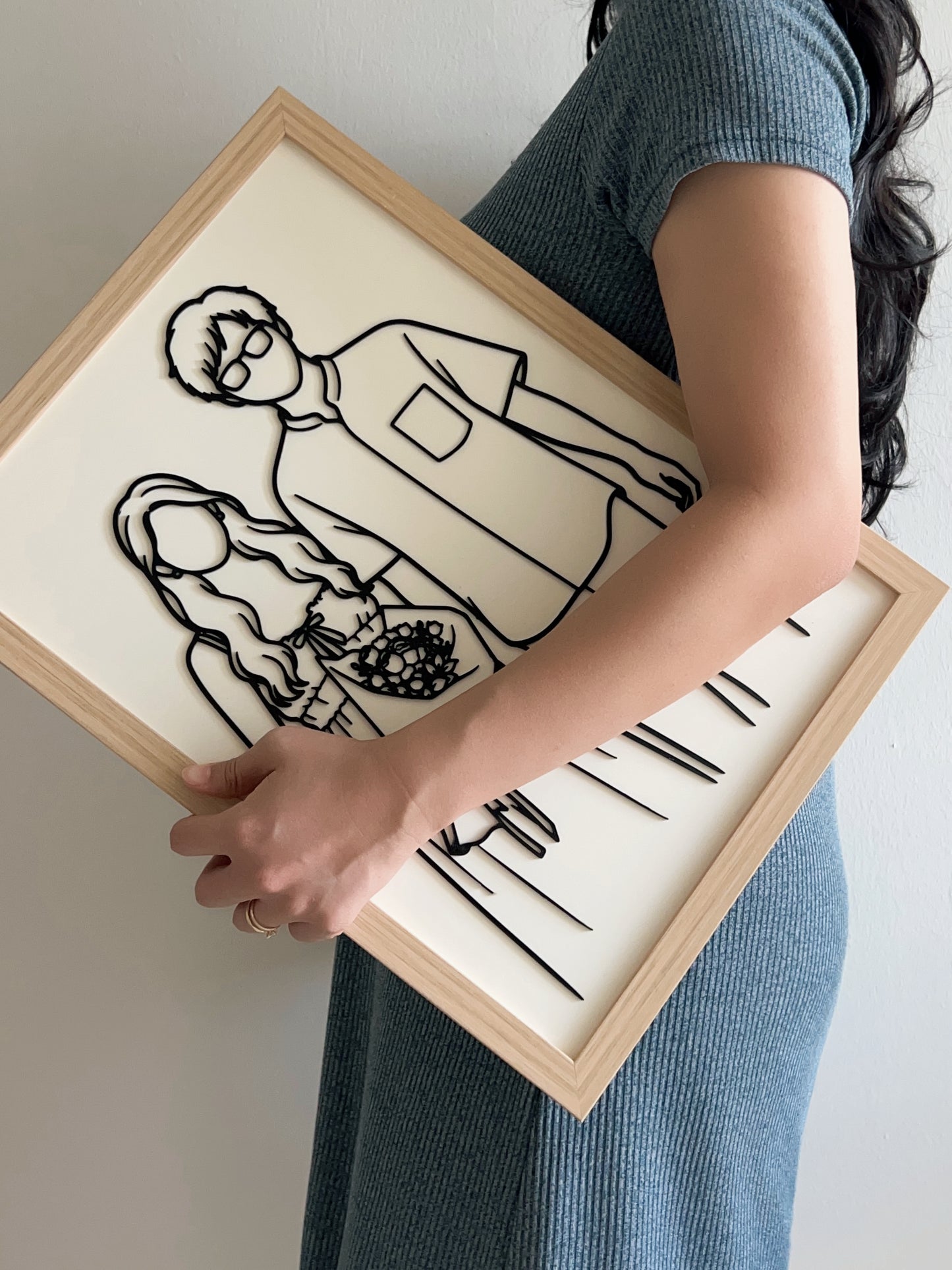 Custom Frame Line Portrait